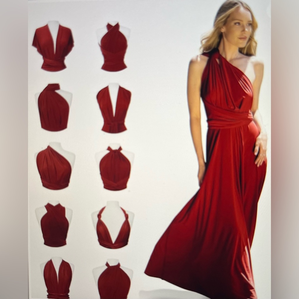 Victoria Secret Moda International Convertible Backless Dress